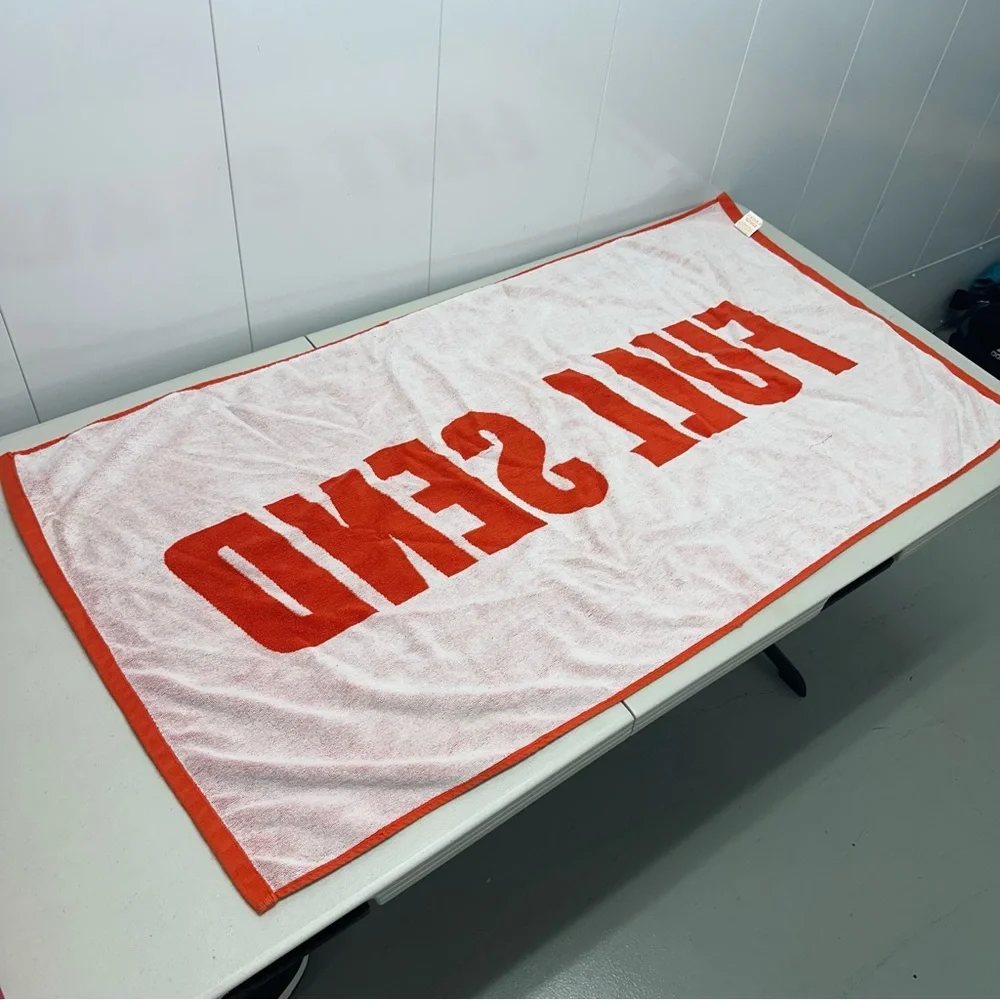 Full Send Nelk Boys Red Beach Towel